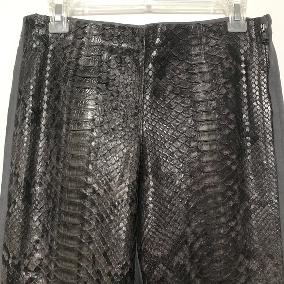 Kaufmanfranco Python-Front Cropped Pants - Picture 8 of 16